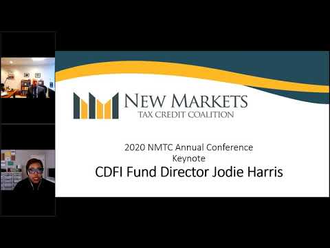 Jodie Harris at the 2020 NMTC Coalition Conference