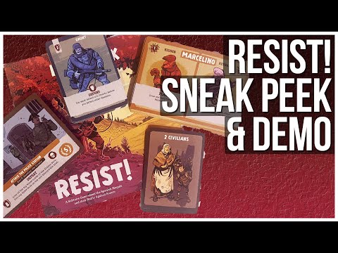 Resist! Sneak Peek & Gameplay Demo | Salt & Pepper Games | Solitaire Card Wargame