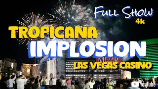 Goodbye Tropicana Hotel: Full Casino Implosion Show🧨  Las Vegas - 10/9/2024 🧨