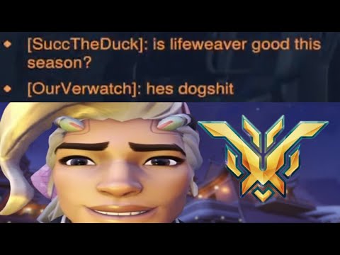 What A Top 500 Lifeweaver One Trick Looks Like In Overwatch 2
