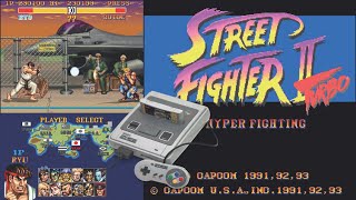 Street Fighter 2 TURBO SNES - C&M Playthrough