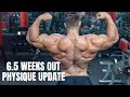 RAW CHEST WORKOUT | POSING 6.5 WEEKS OUT
