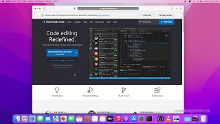 How to install and setup VS Code on Mac