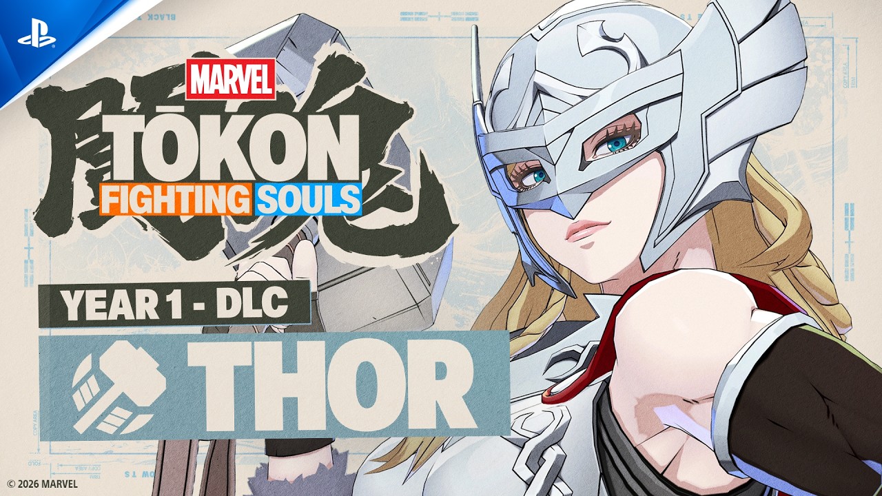 Marvel Tōkon: Fighting Souls - Year 1 DLC Character: Thor (Jane Foster) | PS5 & PC Games - YouTube