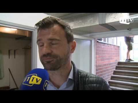 Ivan Leko na de gewonnen oefenpartij tegen KVK Wellen