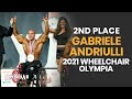 2nd Place - Gabriele Andriulli - 2021 Wheelchair Olympia