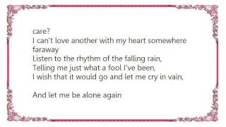 Chris de Burgh - Rhythm of the RainCrying in the Rain Lyrics