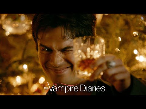 Damon’s Brainwashing Ruins Christmas Dinner | The Vampire Diaries