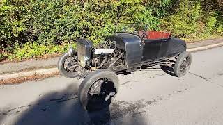 1926 Ford Model T Roadster on Model A Chassis 30s Hot Rod Model B Engine 4 Banger Vintage Early