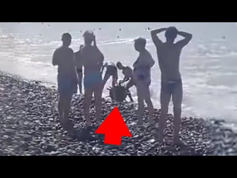 Darwin Award: Naval Mine Pulled Up By Beachgoers