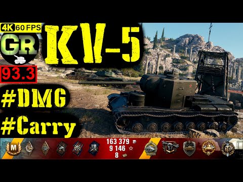 93_World of Tanks KV-5 WoT Replay - 9 Kills 6.1K DMG(Patch 1.4.0)