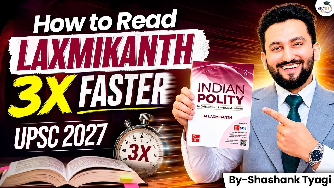 Laxmikanth for UPSC 2027 | Complete Guidance For Polity For UPSC | StudyIQ