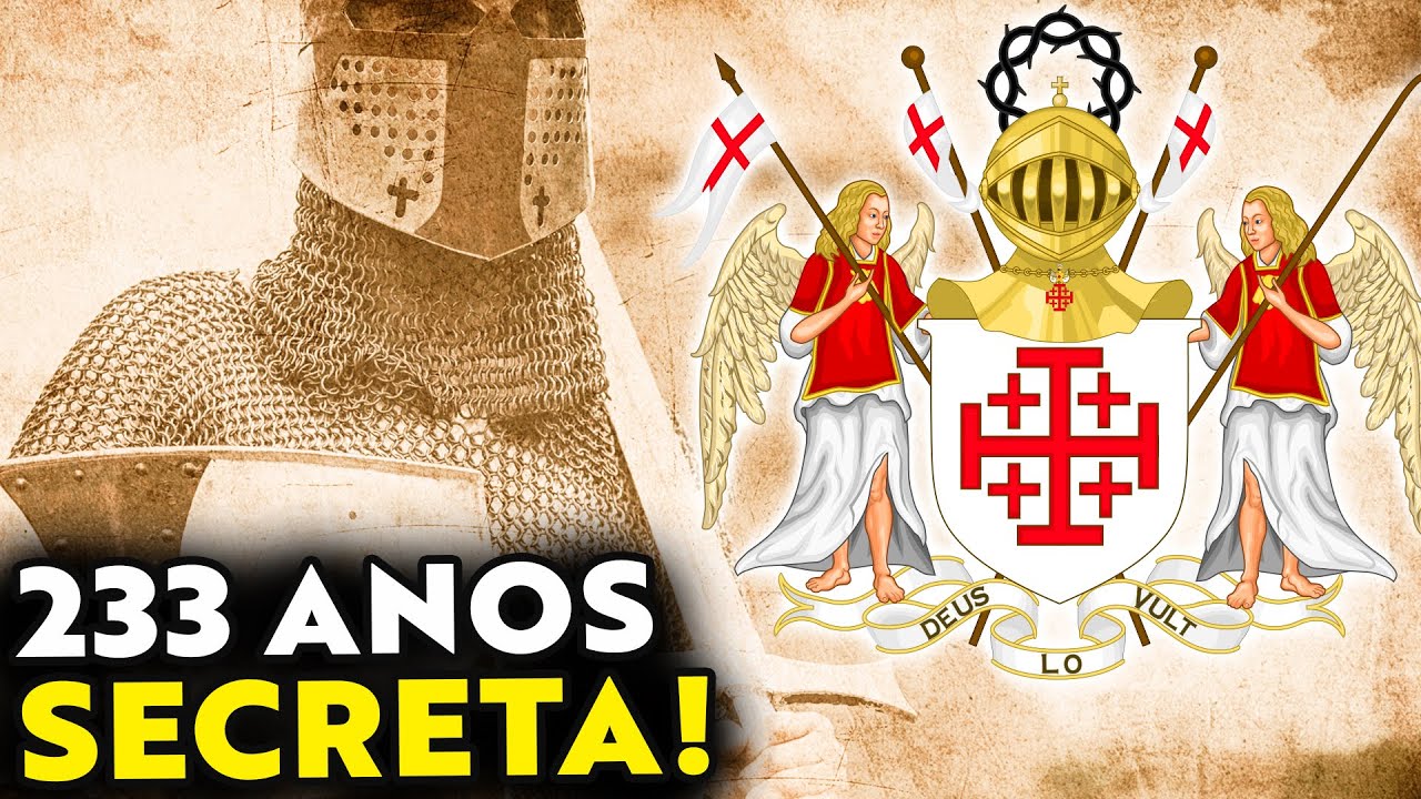 A ORDEM DE CAVALARIA MEDIEVAL MAIS MISTERIOSA DE TODAS! A ORDEM DO SANTO SEPULCRO DE JERUSALÉM