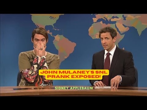 John Mulaney’s Hilarious Prank That Broke Bill Hader on SNL's Stefon Sketch!