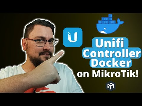Just a casual Unifi Controller running off of a MikroTik managing APs (Updated Container Vid)