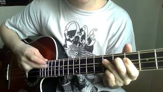Kyuss- Un sandpiper: acoustic bass intro tutorial