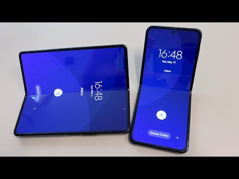 Alarm Clock Time Samsung Galaxy Z Flip3 & Galaxy Z Fold3