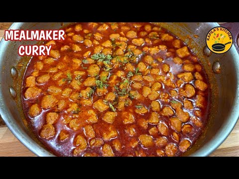 Meal Maker Curry Recipe | Protein Rich Soya Chunks Curry | Easy Dinner Recipe