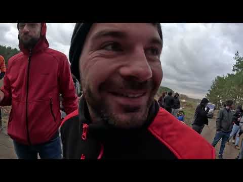 Motocross Siemiatycze  zakończenie  Mistrz  Polski  Arek Więcko.