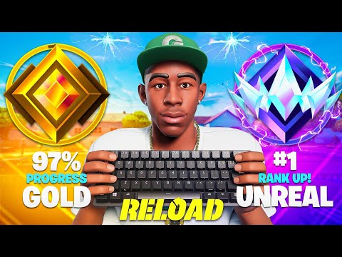 Gold to Unreal Solo SPEEDRUN.. (Fortnite Reload)