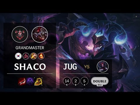 Shaco Jungle vs Elise - KR Grandmaster Patch 10.4