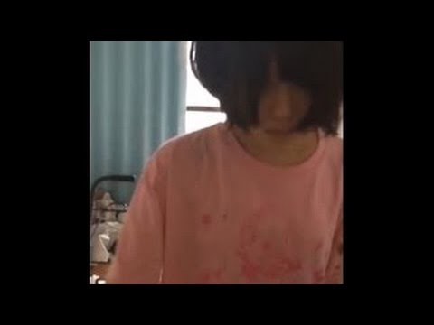 【ニコ生】メンヘラJCがスク水姿に