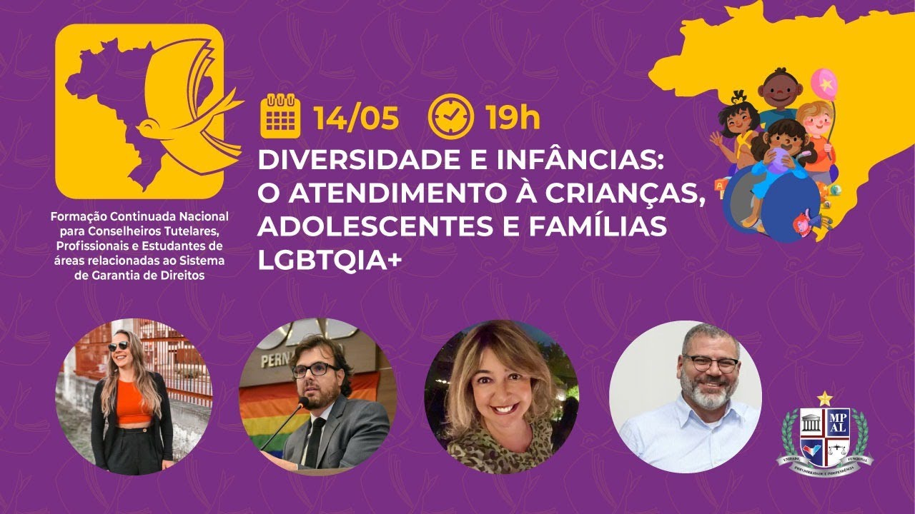 Diversidade e infâncias: o atendimento a crianças, adolescentes e famílias LGBTQIA+ - 16º módulo