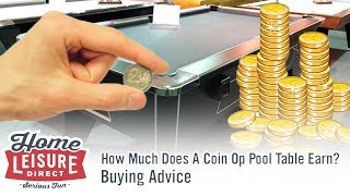 How Much Money Does A Coin Op Pool Table Earn?