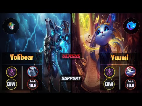 Master VOLIBEAR [Prototype; Omnistone] (Support) VS  YUUMI - Master EUW Patch 10.8