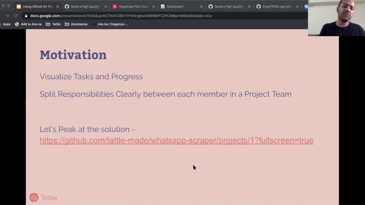 Show And Tell- Github for Project Management