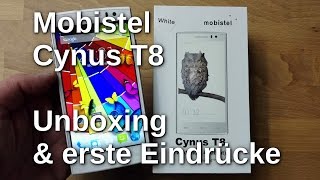 Mobistel Cynus T8 Unboxing und erste Eindrücke - www.technoviel.de