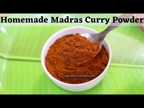madras curry powder | how to make madras curry powder | homemade madras hot curry powder
