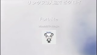 フォートナイト　リンクス3人組でビクロイ