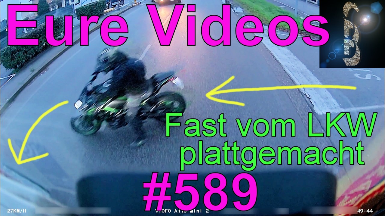 Eure Videos #589 - Dashcam - Pinguin auf Fahrbahn - Baustellen-Chaos - Unfall ohne Gurt