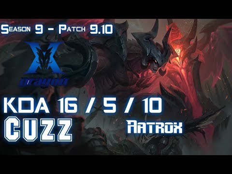 KZ Cuzz AATROX vs KAYN Jungle - Patch 9.10 KR Ranked
