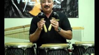 Tycoon Black Fiberglass Maracas