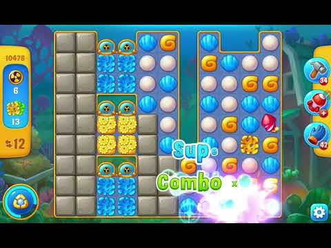 Fishdom Easy Level 10478 (with Double Lightning Boosters) @choraelmin