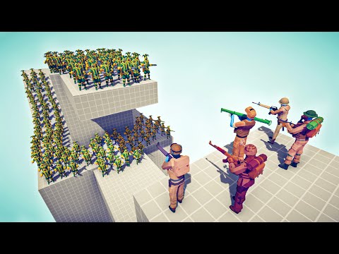 VIETNAM ARMY SOLDIER vs 100x ARMIES - 🏹 Totally Accurate Battle Simulator TABS
