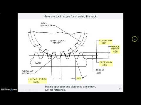 ME05 rack & pinion gears
