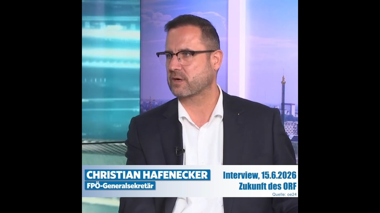 Christian Hafenecker räumt mit der ORF-Wahl auf!