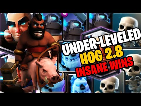 HOG RIDER DECKS 2020 | 2.8 FAST CYCLE #CLASHROYALE