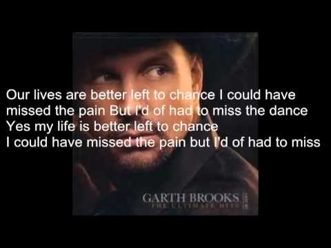 The Dance with lyrics by Garth Brooks (cover)