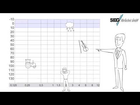 Hörtest: Das Tonaudiogramm. Was  kann man aus den Messungen ablesen und was bedeuten die Zeichen.