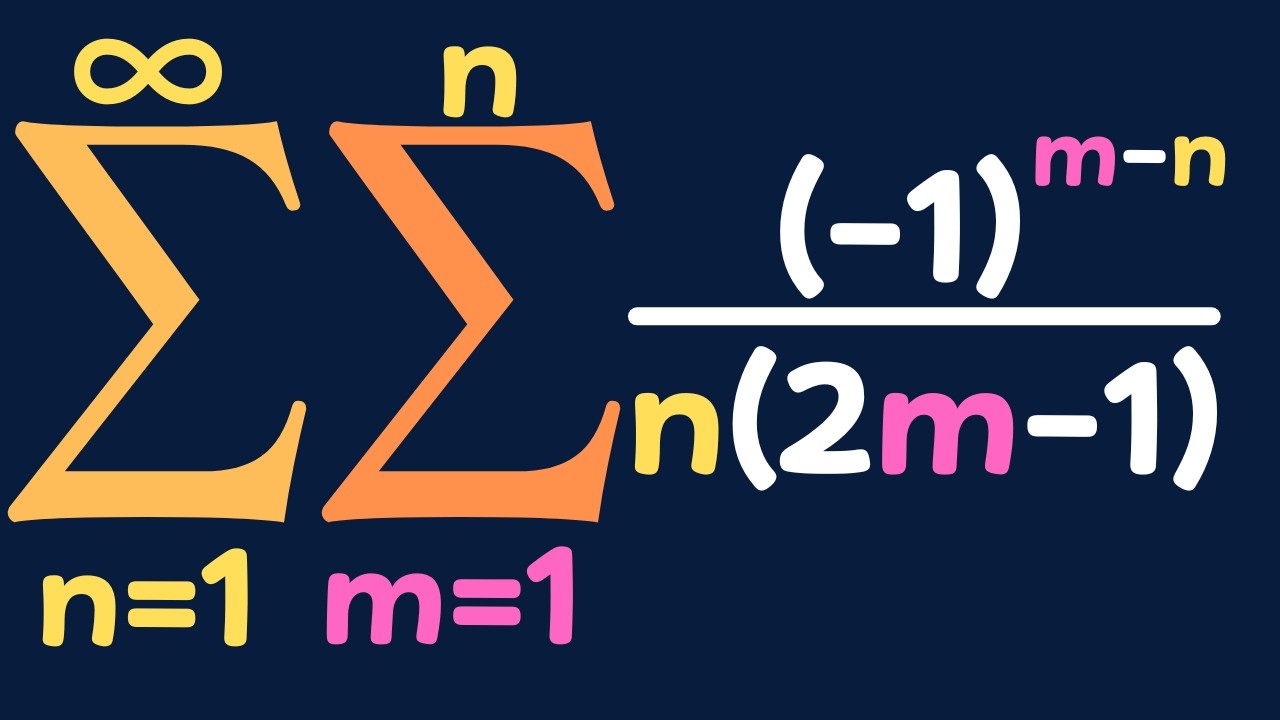 a super nice double sum