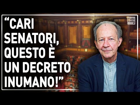 GIORGIO AGAMBEN SENZA FILTRI IN SENATO ▷ "IL PAESE STA SCIVOLANDO IN UNA BARBARIE SENZA PRECEDENTI"