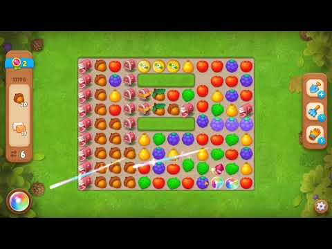 Gardenscapes level 11198 No Boosters Gameplay