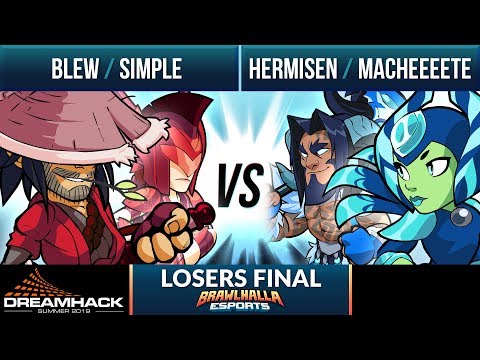 Blew & simpLe vs Macheeete & Hermisen - Losers Final - DreamHack Summer 2v2