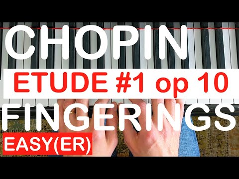 Chopin Study no 1 op 10 fingerings.