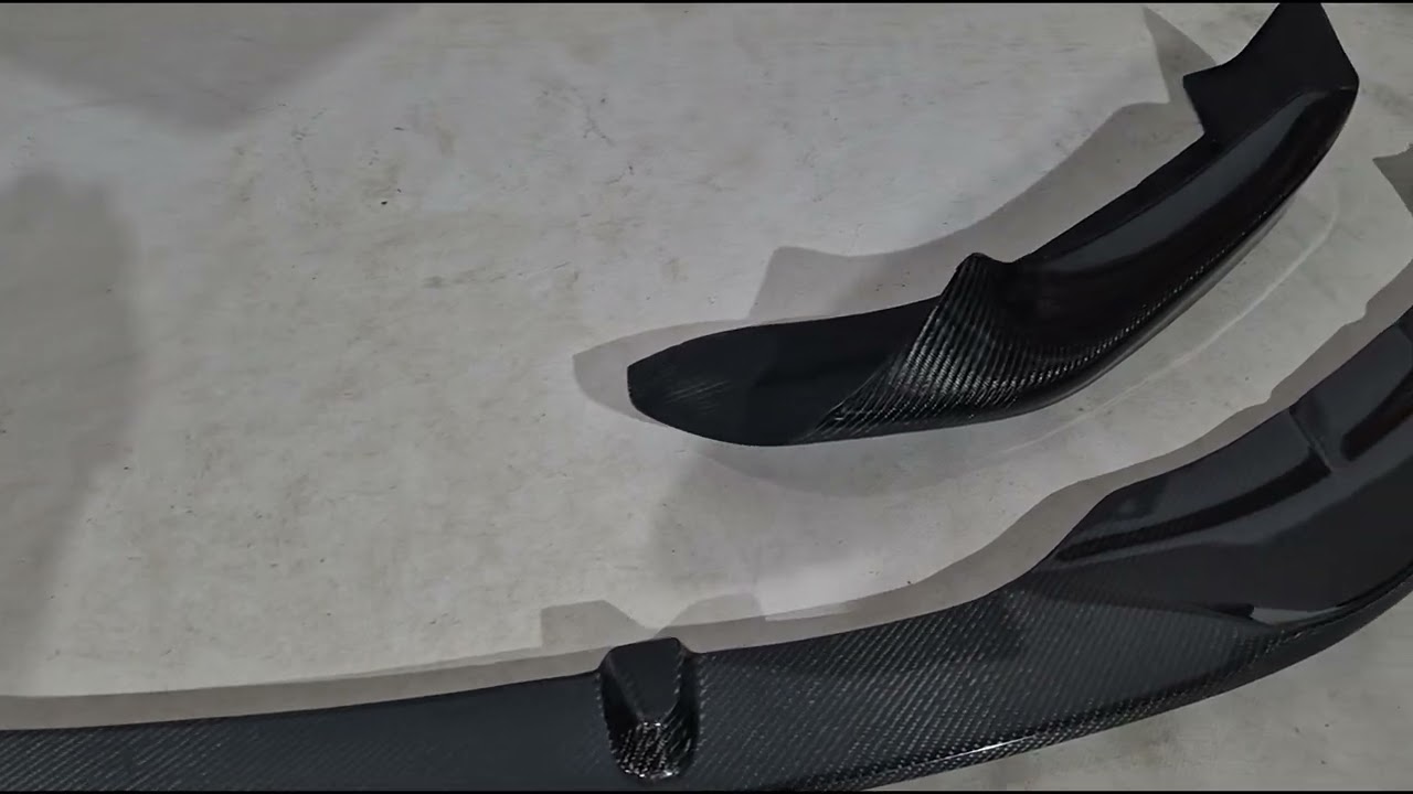 Передний бампер Лип V6 для M-Sport 2017-2020 Карбон Video 1