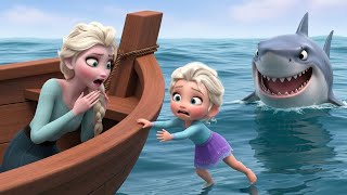 Download lagu 😱🚨THE SHARK IS COMING!🦈💔Can Elsa save her daughter in time, or will the shark claim her child?😬 mp3